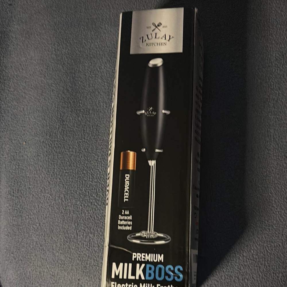 Zulay Kitchen Black Milk Frother
